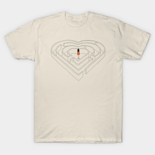 Lost in love T-Shirt by milkyprint